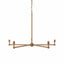 Bodhi Lighting Sandiego 5 Pendant Light Fitting Brushed Brass House of Isabella UK