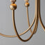 Bodhi Lighting Sandiego 5 Pendant Light Fitting Curved Brass House of Isabella UK