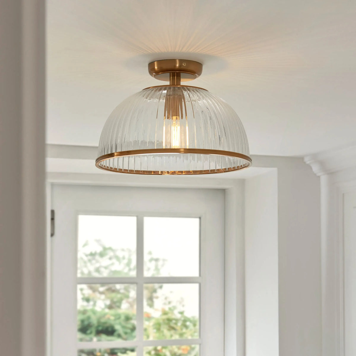 Bodhi Lighting Somerset Domed Ceiling Light Vintage Brass House of Isabella UK