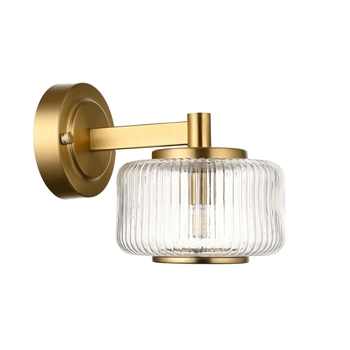 Bodhi Lighting Stamford Wall Light Brushed Aged Brass House of Isabella UK
