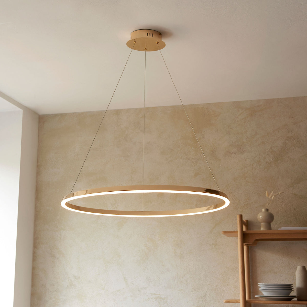 Bodhi Lighting Staten 1 Pendant Light French Gold Finish House of Isabella UK