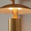 Bodhi Lighting Sunset Rechargeable Table Lamp Brushed Gold House of Isabella UK