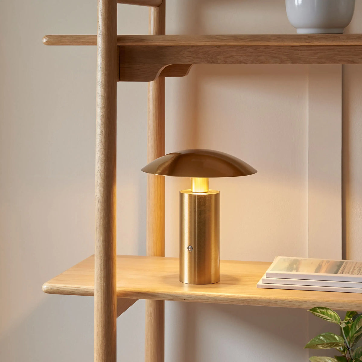 Bodhi Lighting Sunset Rechargeable Table Lamp Brushed Gold House of Isabella UK