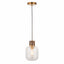 Bodhi Lighting Travi 1 Pendant Light Dark Brown Emperador Marble House of Isabella UK