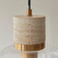 Bodhi Lighting Travi 1 Pendant Light Natural Travertine House of Isabella UK