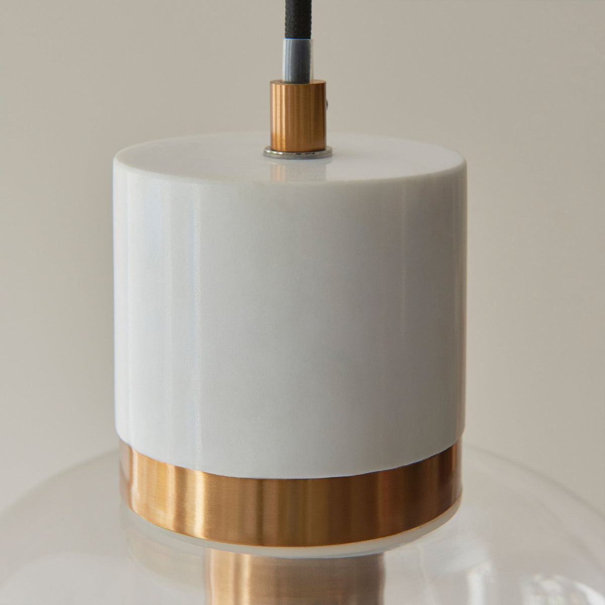 Bodhi Lighting Travi 1 Pendant Light White Volakas Marble House of Isabella UK