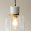 Bodhi Lighting Travi 1 Pendant Light White Volakas Marble House of Isabella UK