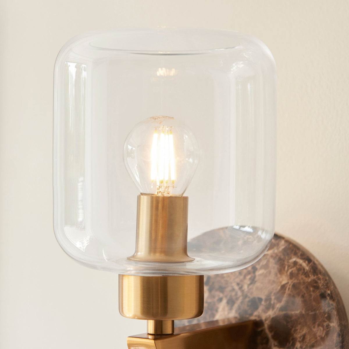 Bodhi Lighting Travi Wall Light Dark Brown Emperador Marble House of Isabella UK