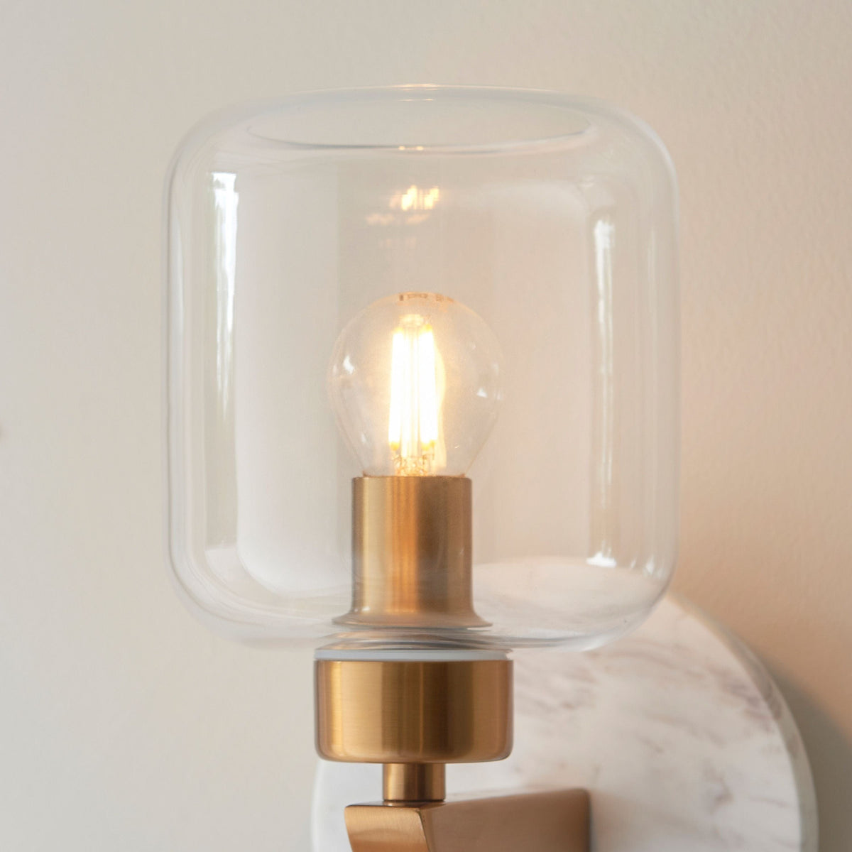 Bodhi Lighting Travi Wall Light White Volakas Marble House of Isabella UK