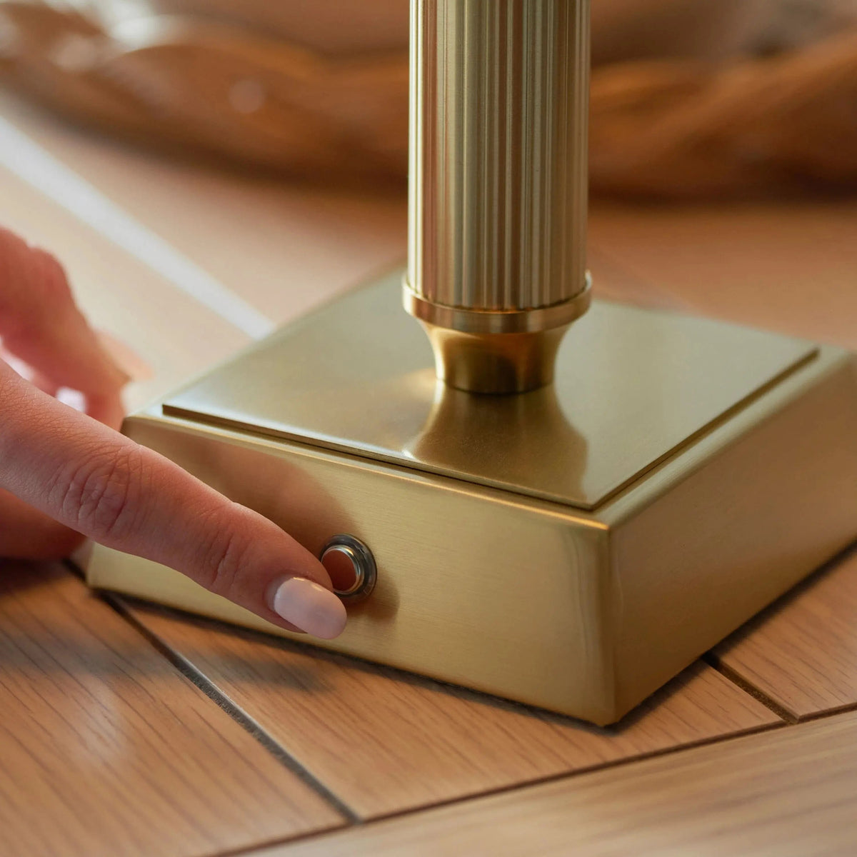 Bodhi Lighting Trowbridge Rechargeable Table Lamp Base Aged Brass House of Isabella UK