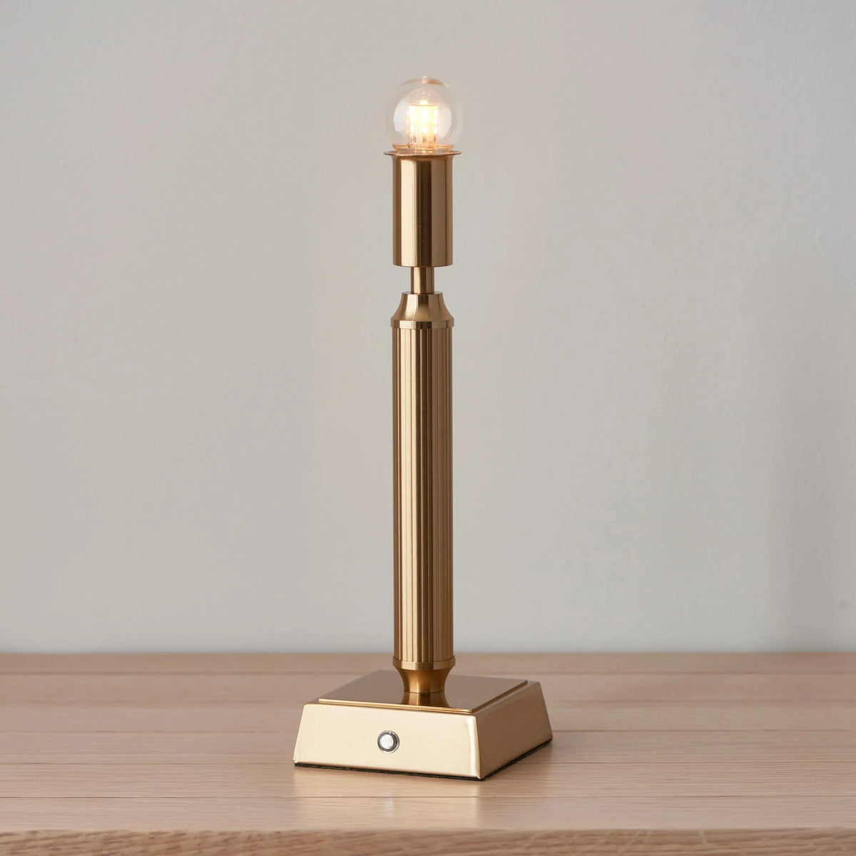Bodhi Lighting Trowbridge Rechargeable Table Lamp Base Aged Brass House of Isabella UK