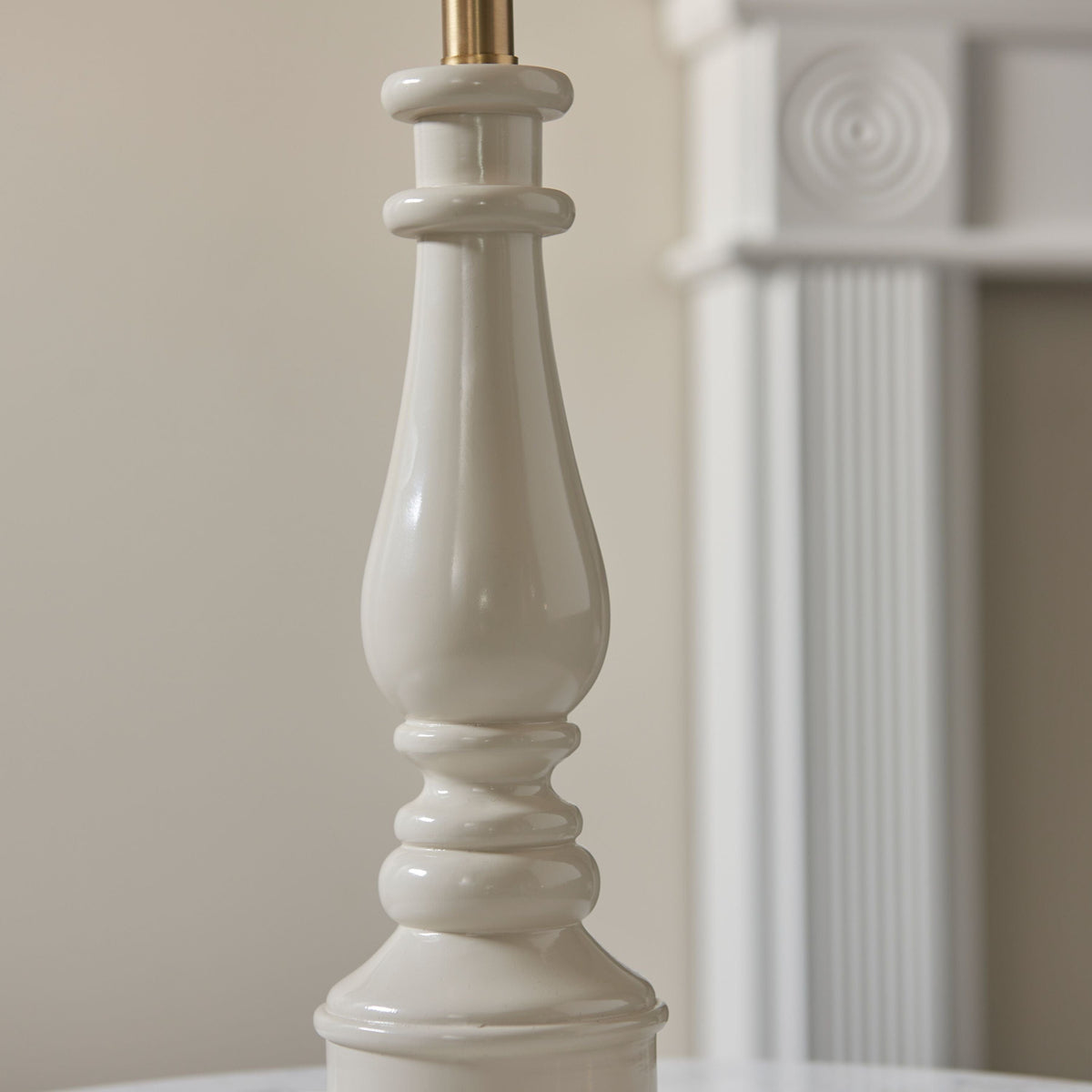 Bodhi Lighting Turtle Table Lamp Base Almond White House of Isabella UK