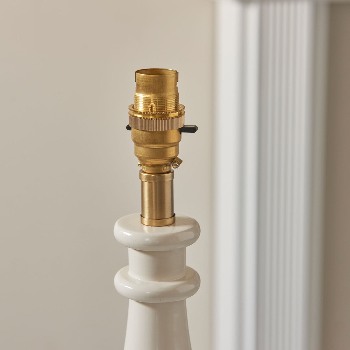 Bodhi Lighting Turtle Table Lamp Base Almond White House of Isabella UK