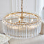 Bodhi Lighting Valentina 5 Pendant Light Brushed Aged Brass House of Isabella UK