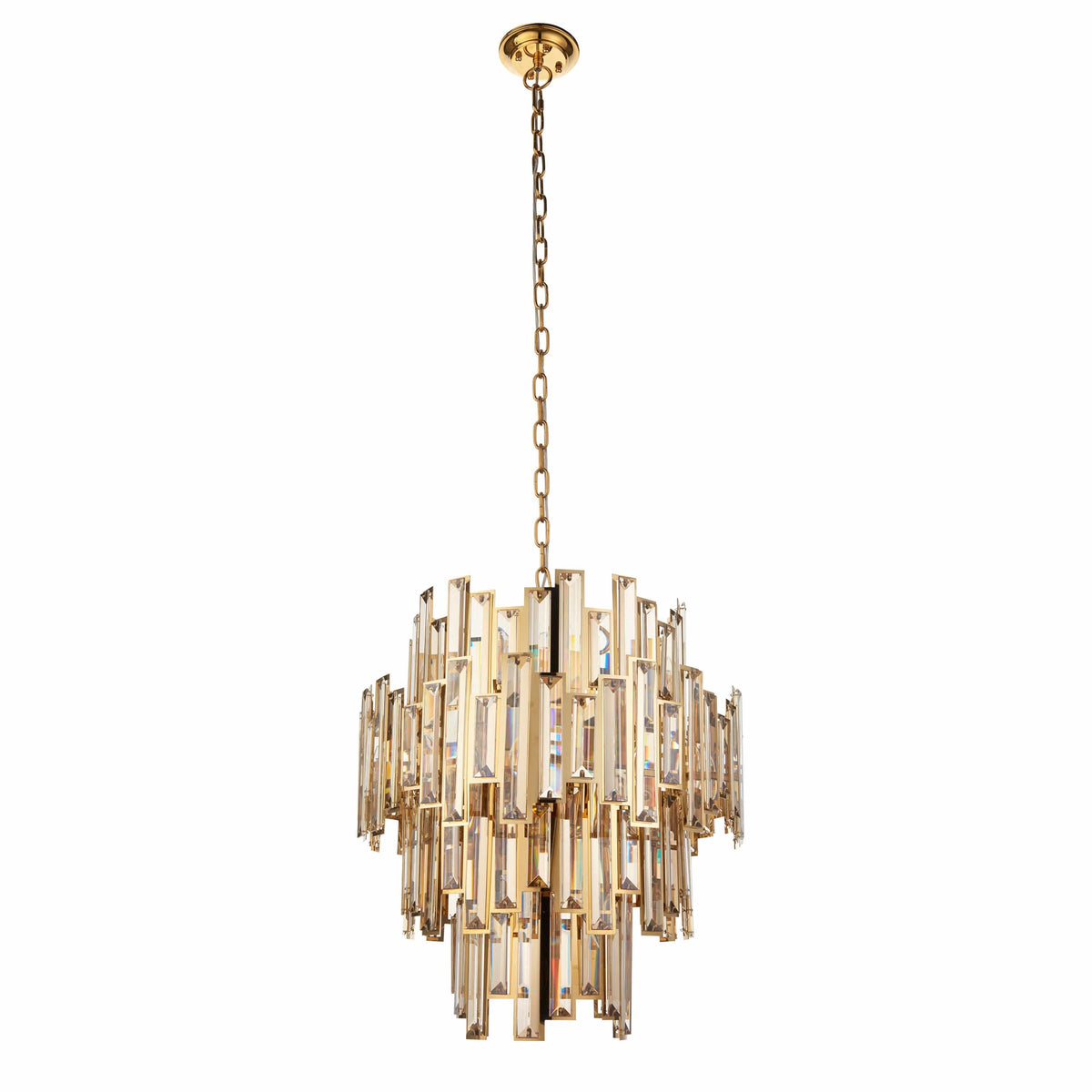 Bodhi Lighting Viv 12 Pendant Light Gold Champagne House of Isabella UK