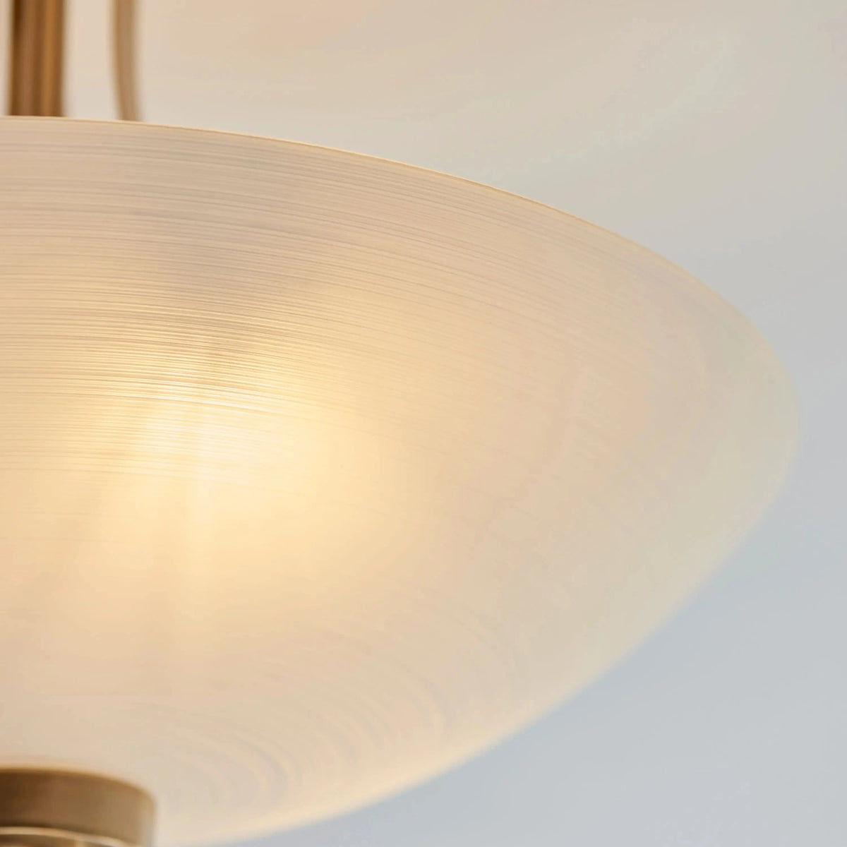 Bodhi Lighting Welar 3 Ceiling Light Brushed Aged Brass House of Isabella UK