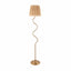 Bodhi Lighting Wrigley 1 Floor Lamp Brushed Aged Brass House of Isabella UK