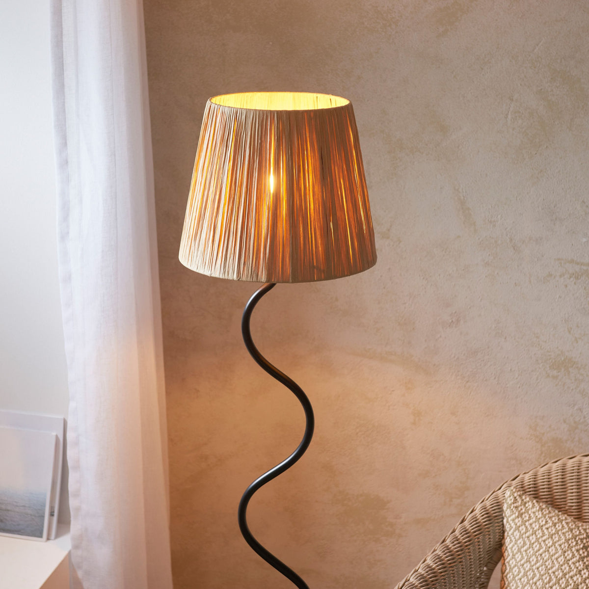 Bodhi Lighting Wrigley 1 Floor Lamp Matt Black House of Isabella UK