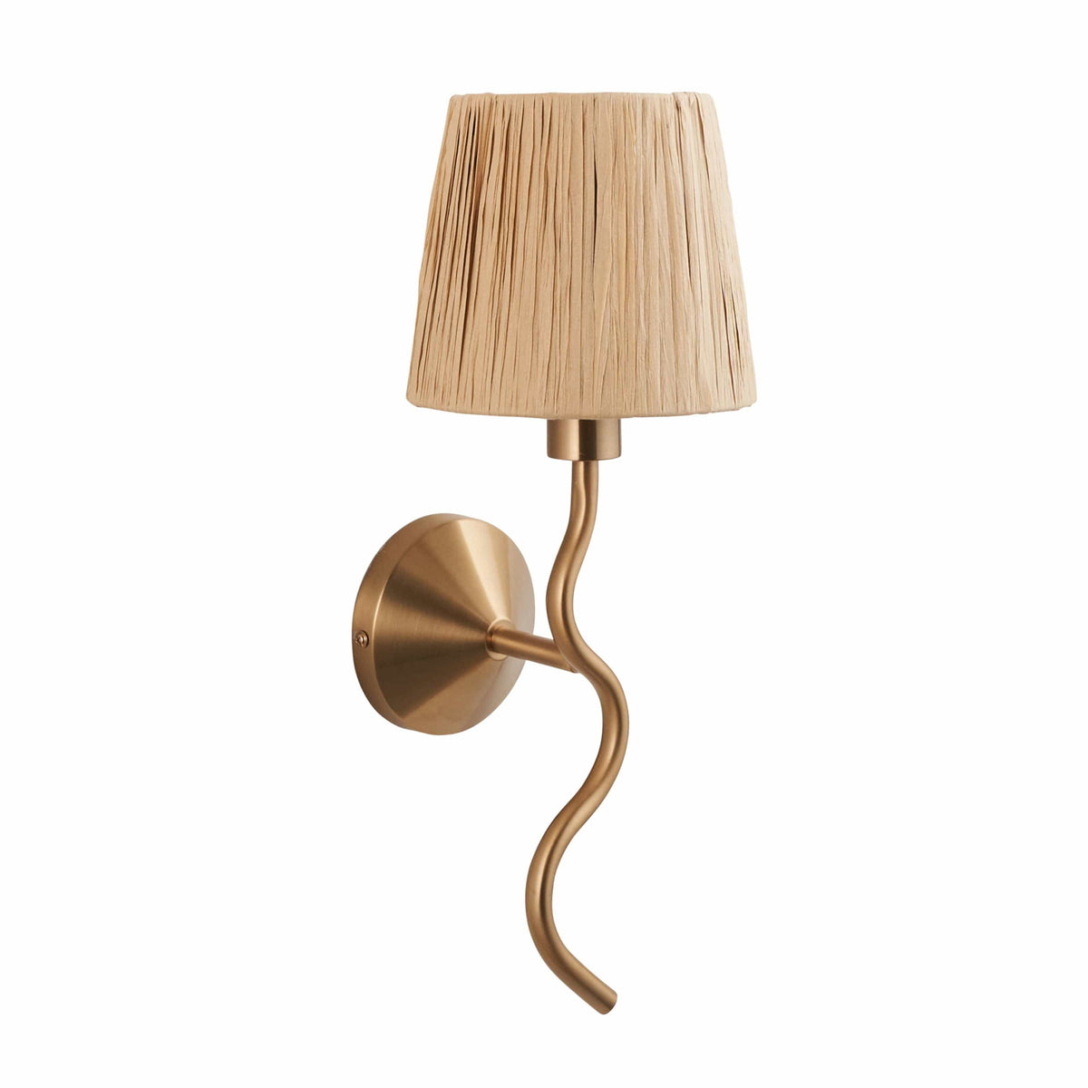 Bodhi Lighting Wrigley 1 Wall Light Brushed Aged Brass House of Isabella UK