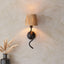 Bodhi Lighting Wrigley 1 Wall Light Matt Black House of Isabella UK