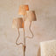 Bodhi Lighting Wrigley 3 Floor Lamp Brushed Aged Brass House of Isabella UK