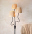 Bodhi Lighting Wrigley 3 Floor Lamp Matt Black House of Isabella UK
