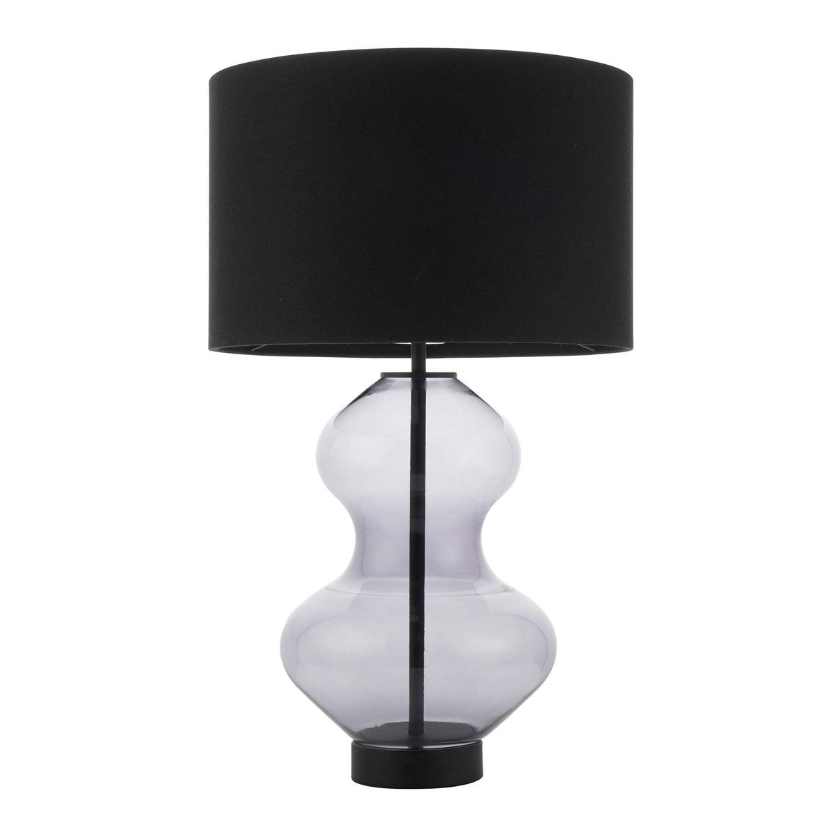 Bodhi Lighting Zelda Shaped Table Lamp Clear Glass Black House of Isabella UK