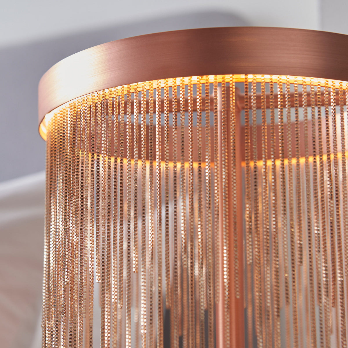 Zelma Table Lamp Brushed Copper.