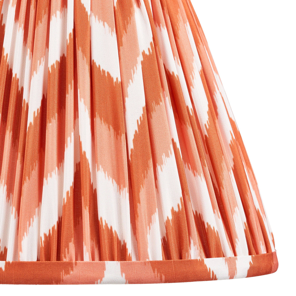 Bodhi Lighting Ziggy Shade Apricot Orange Fabric 25cm House of Isabella UK