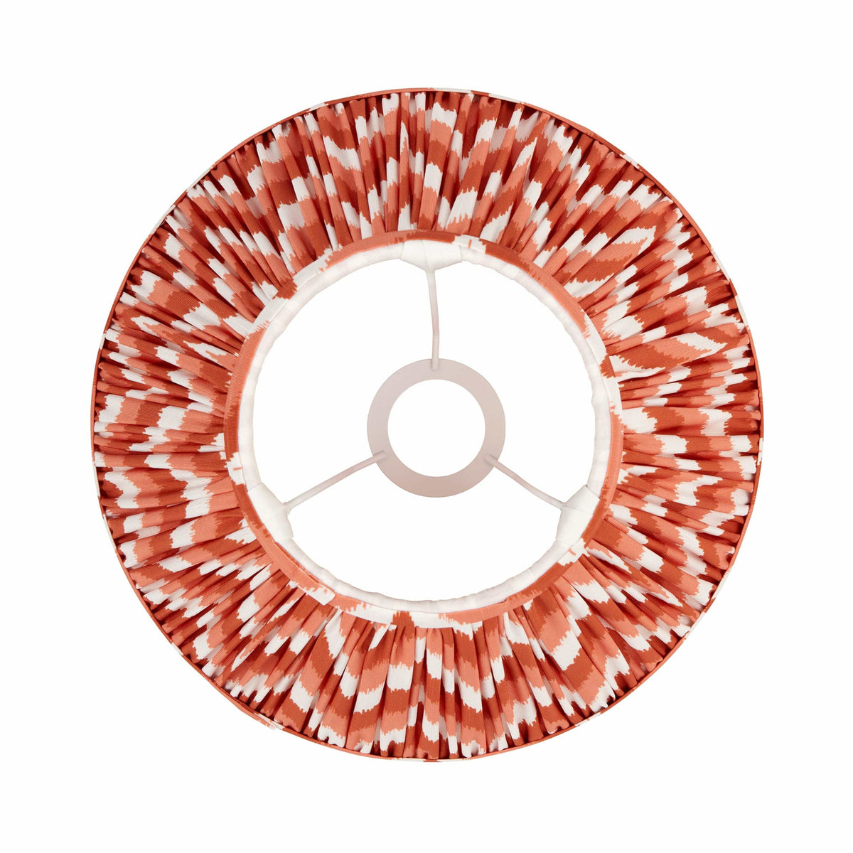 Bodhi Lighting Ziggy Shade Apricot Orange Fabric 30cm House of Isabella UK