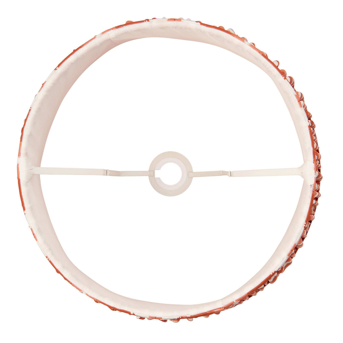 Bodhi Lighting Ziggy Shade Apricot Orange Fabric 40cm House of Isabella UK