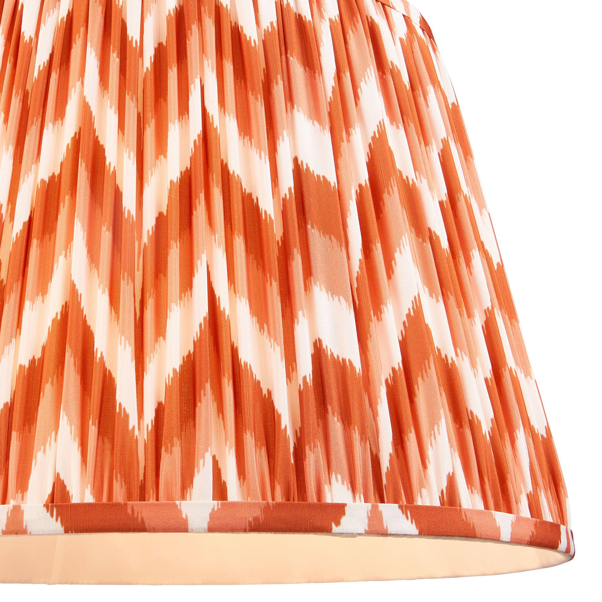 Bodhi Lighting Ziggy Shade Apricot Orange Fabric 40cm House of Isabella UK