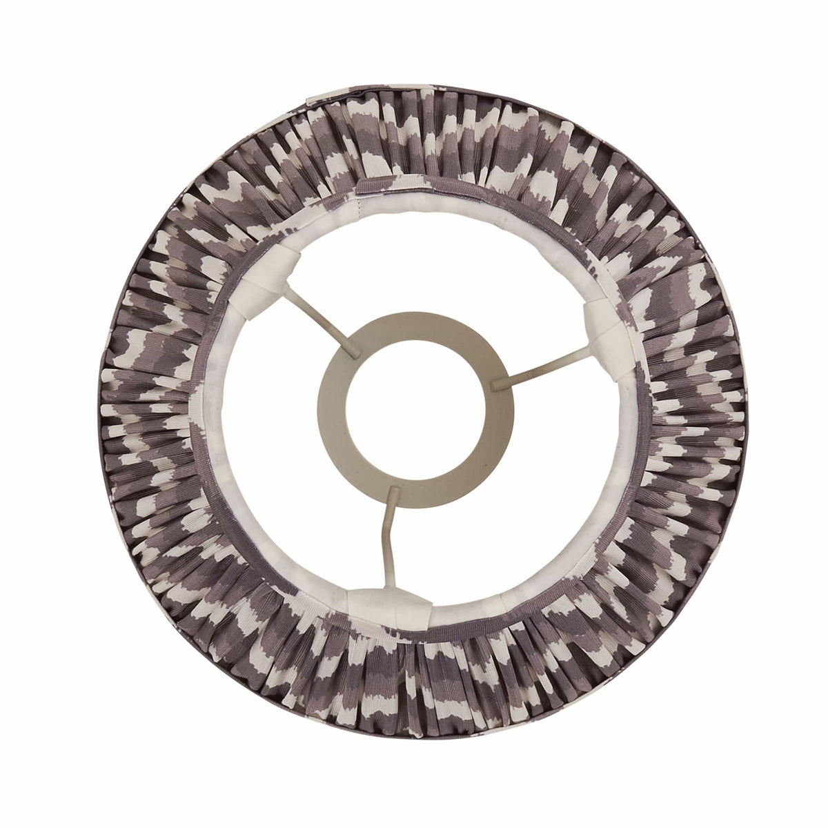 Bodhi Lighting Ziggy Shade Pearl Grey Fabric 20cm House of Isabella UK