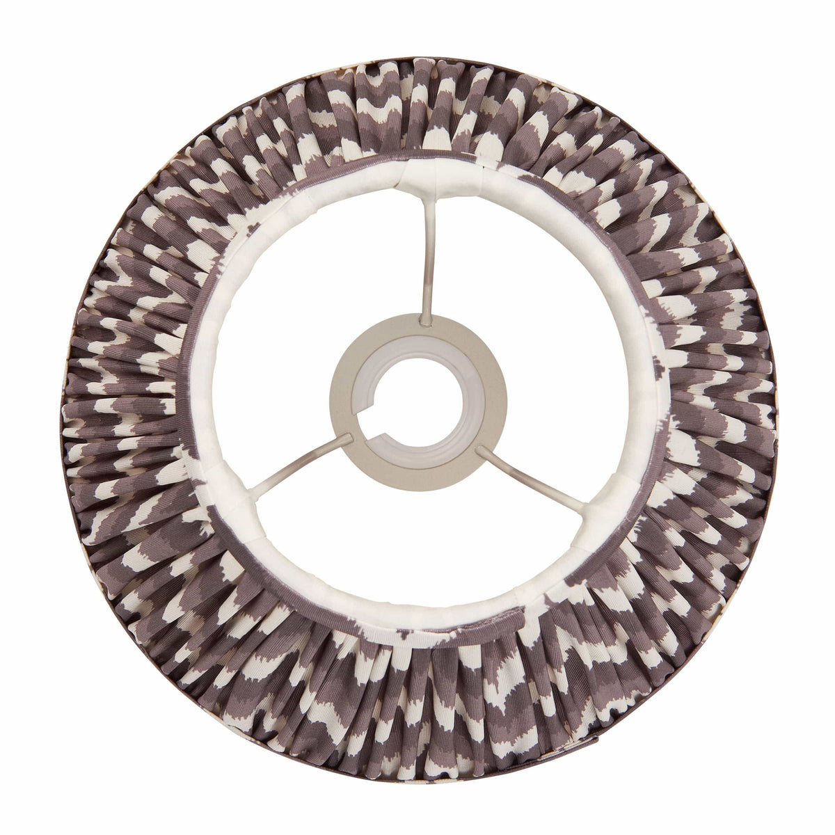 Bodhi Lighting Ziggy Shade Pearl Grey Fabric 25cm House of Isabella UK