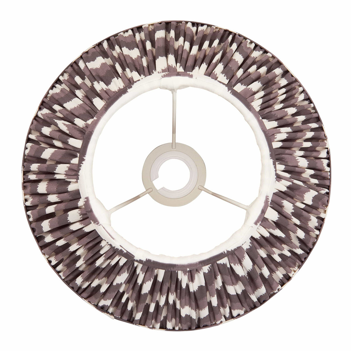 Bodhi Lighting Ziggy Shade Pearl Grey Fabric 30cm House of Isabella UK