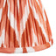 Bodhi Lighting Zigzag Shade Apricot Orange Fabric 16cm House of Isabella UK