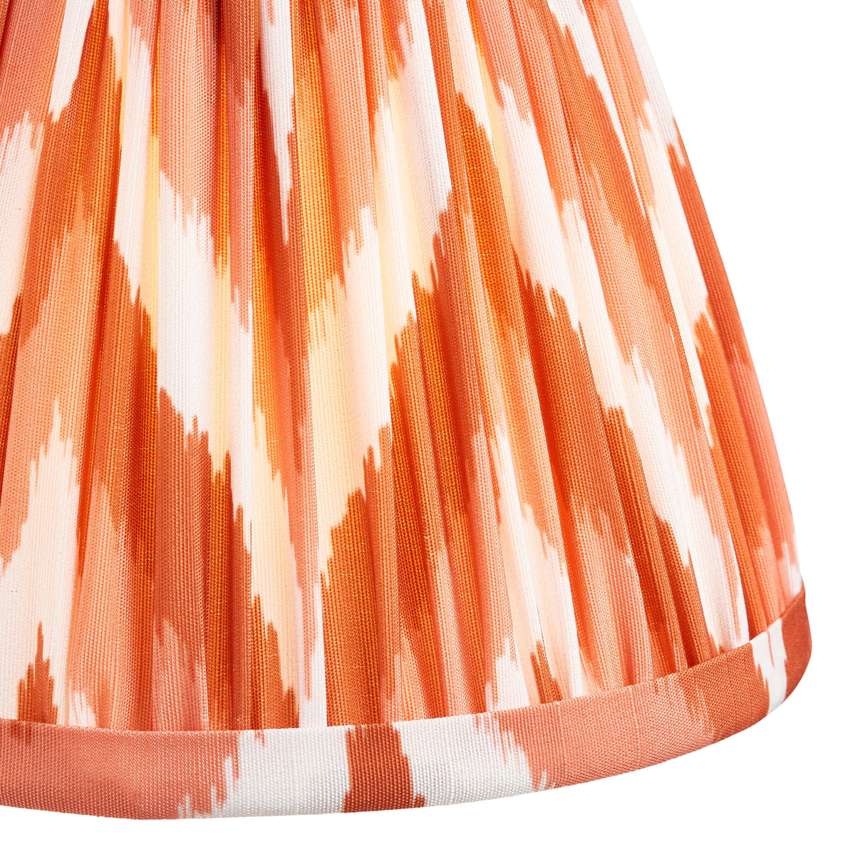 Bodhi Lighting Zigzag Shade Apricot Orange Fabric 16cm House of Isabella UK