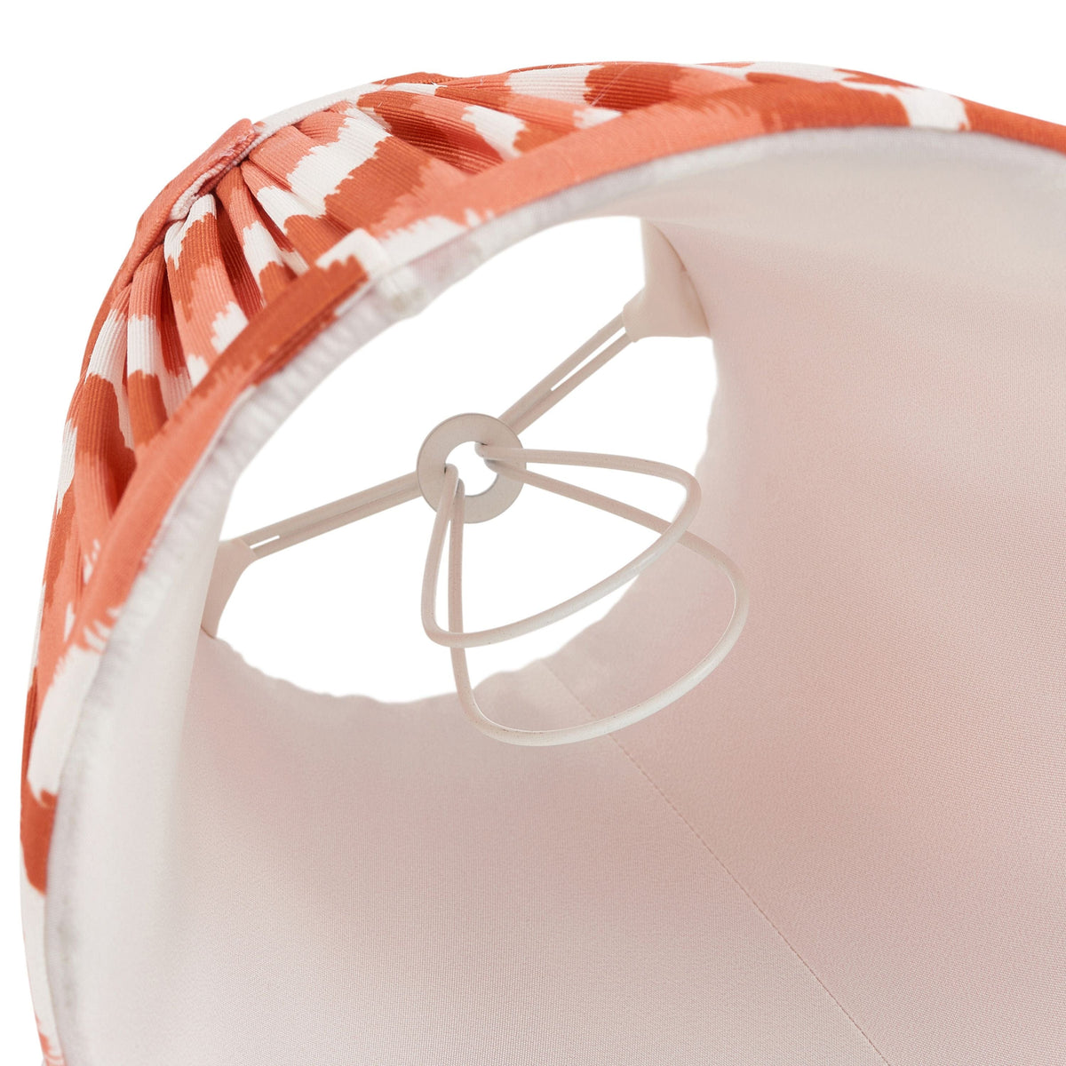 Bodhi Lighting Zigzag Shade Apricot Orange Fabric 16cm House of Isabella UK