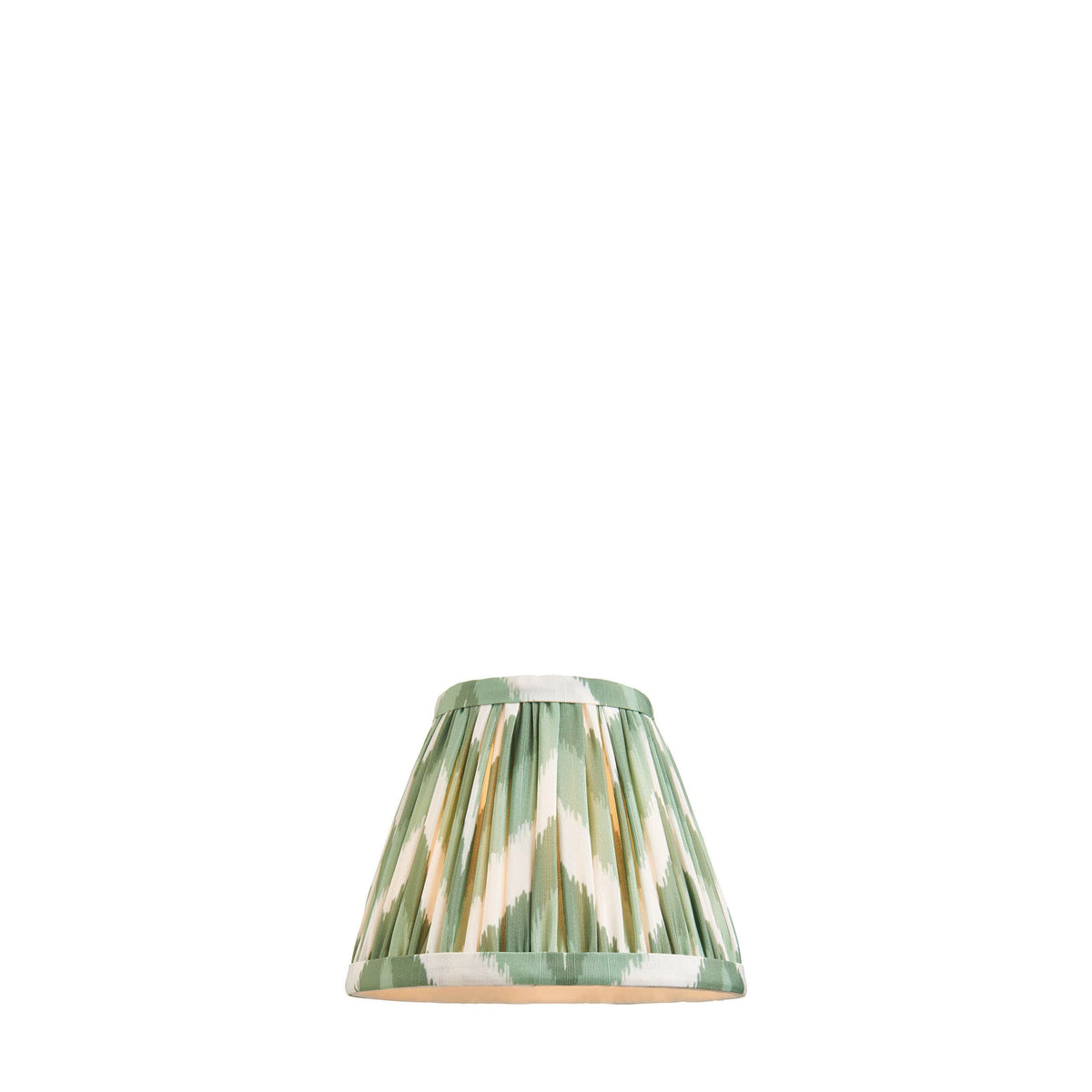 Bodhi Lighting Zigzag Shade Cotswold Green Fabric 16cm House of Isabella UK