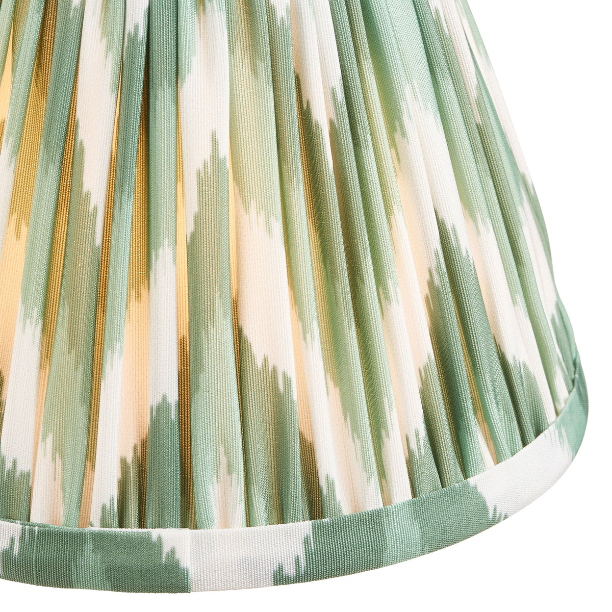 Bodhi Lighting Zigzag Shade Cotswold Green Fabric 16cm House of Isabella UK