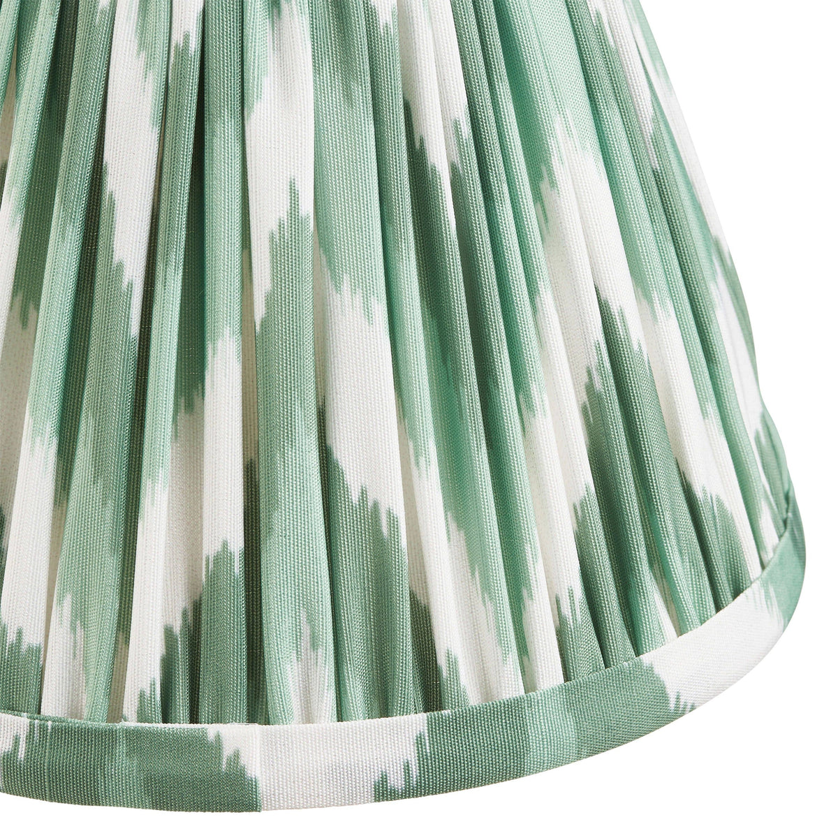 Bodhi Lighting Zigzag Shade Cotswold Green Fabric 16cm House of Isabella UK