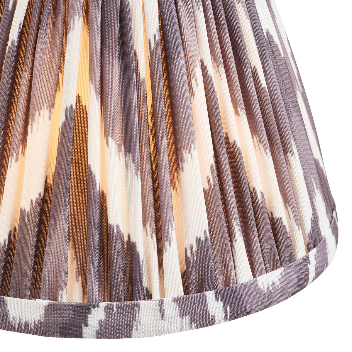 Bodhi Lighting Zigzag Shade Pearl Grey Fabric 16cm House of Isabella UK