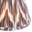 Bodhi Lighting Zigzag Shade Pearl Grey Fabric 16cm House of Isabella UK