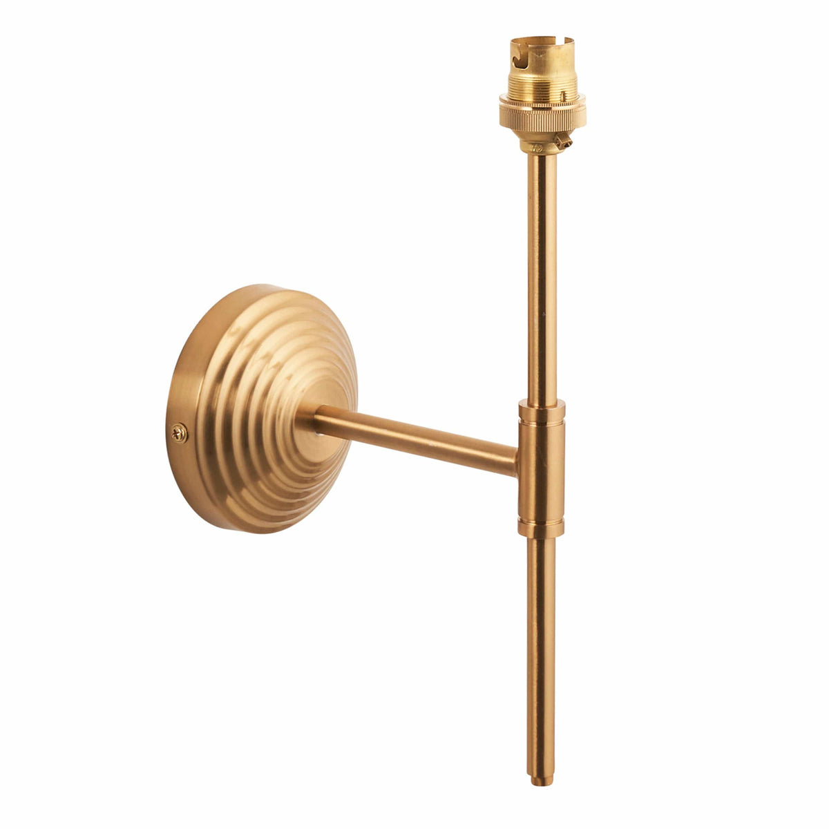 Bodhi Lighting Zolo T Bar 1 Wall Light Fitting Brushed Brass House of Isabella UK