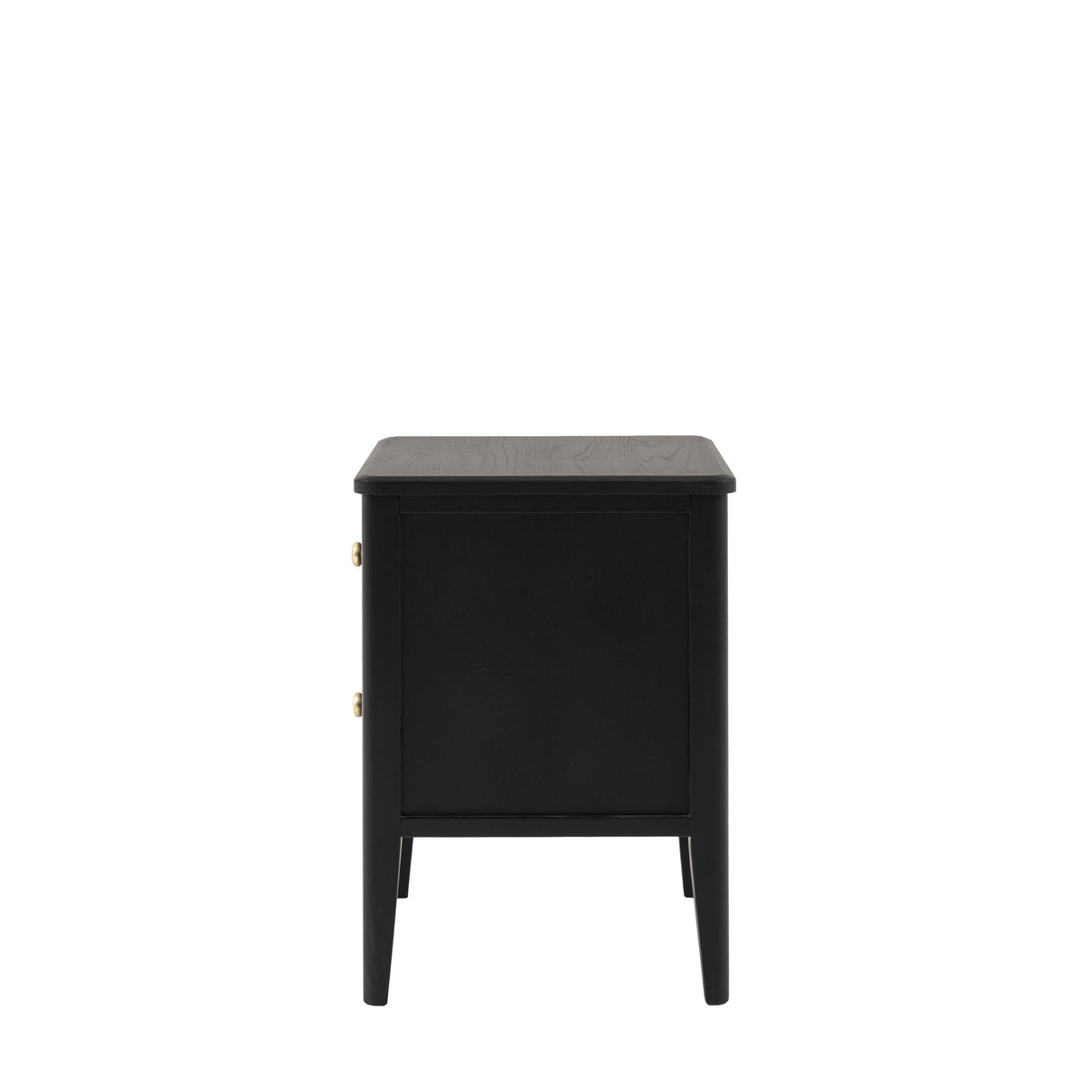 Bodhi Living Acton 2 Drawer Bedside Black House of Isabella UK