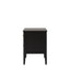 Bodhi Living Acton 2 Drawer Bedside Black House of Isabella UK