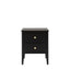 Bodhi Living Acton 2 Drawer Bedside Black House of Isabella UK