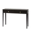 Bodhi Living Acton 2 Drawer Console Black House of Isabella UK