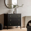 Bodhi Living Acton 3 Drawer Chest Black House of Isabella UK