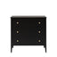 Bodhi Living Acton 3 Drawer Chest Black House of Isabella UK